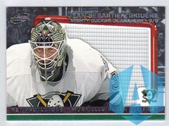 2003-04 Pacific Atomic McDonald's Net Protectors DieCut Jean-Sebastien Giguere #1